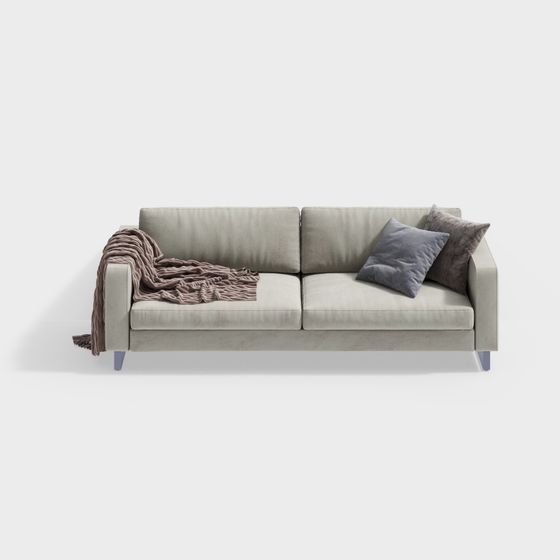 Minimalist 3D Model Sofa for Modern Home Design