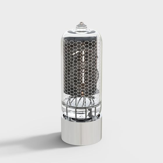 Retro Vacuum Tube 3D model for Creative Projects