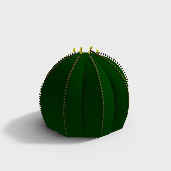 Low Poly Cactus 3D model