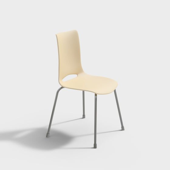 Chic Low-Poly Chair 3D model for Contemporary Spaces