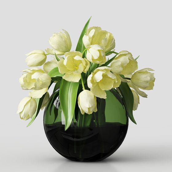 Modernes Wohnzimmer Grünpflanzen