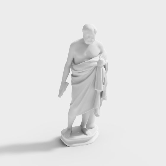Ancient Philosopher 3D Model
