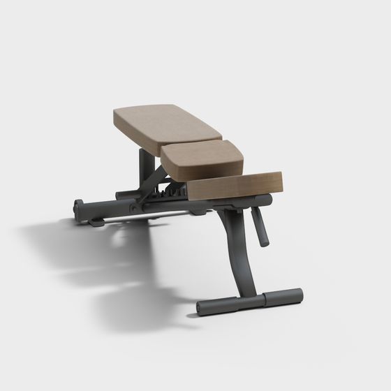 Modern Minimalist Gym Bench 3D model