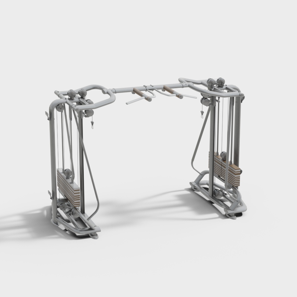 Pasarela de gimnasio negra