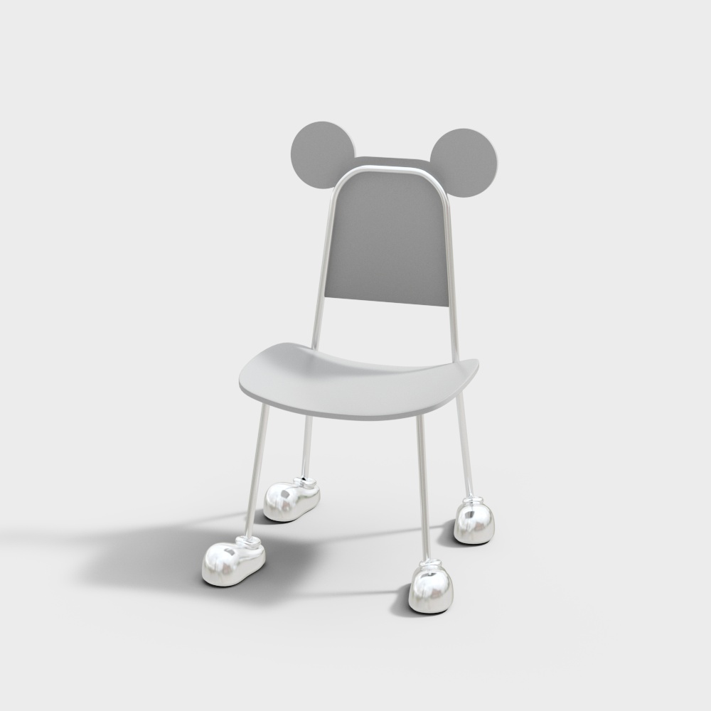 White Mickey chair for kids