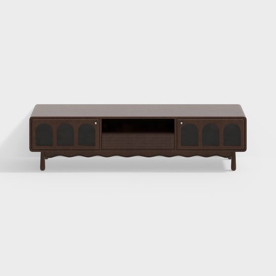 Vintage TV Cabinet 3D model for Modern Interiors