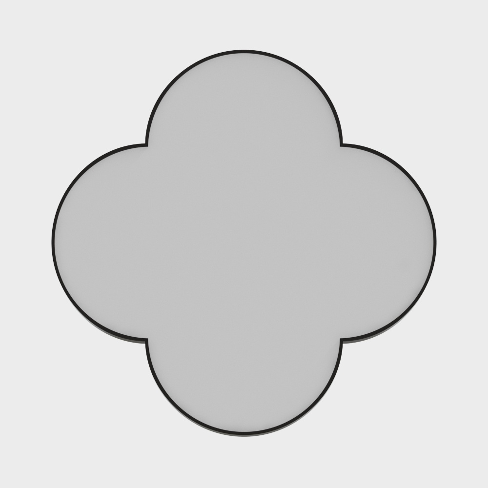 Quatrefoil 3D Model - Elegant Simplicity