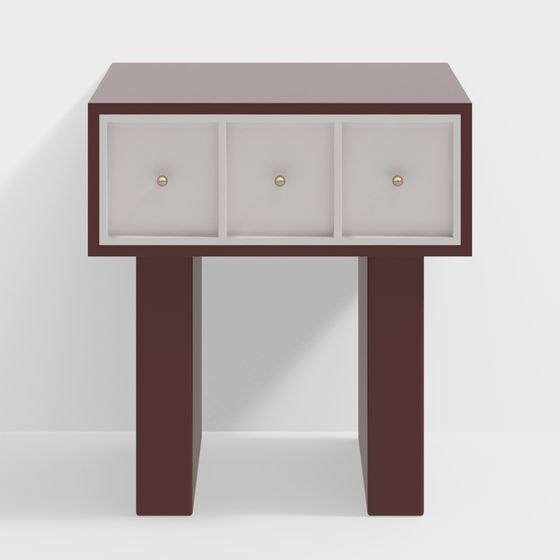 Urban Corner Side Table 3D model for Modern Interiors