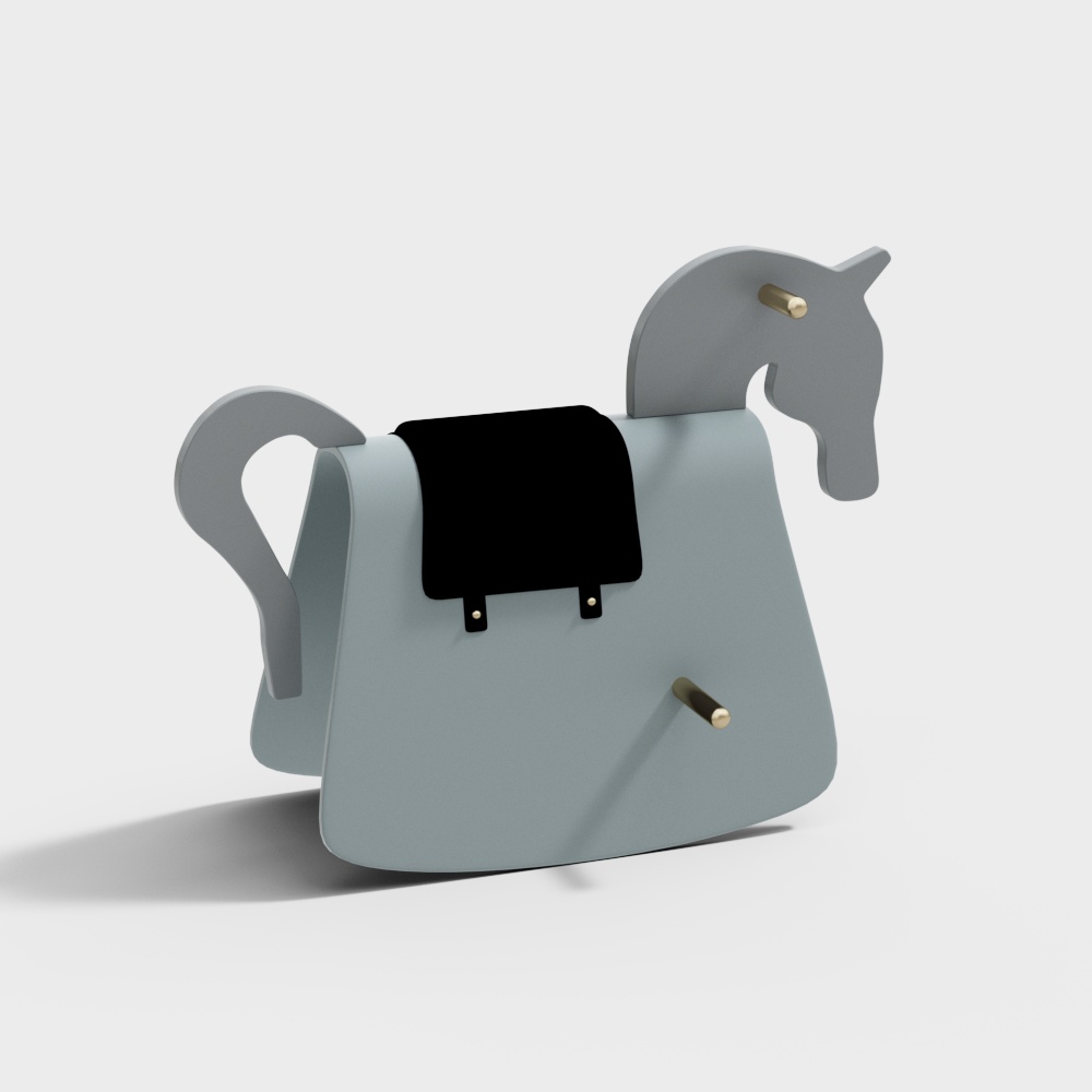 Rocking Horse 3D Model – Low-Poly Classic Toy