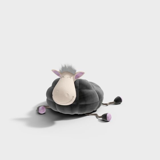 Cute Low-Poly Sheep 3D Model - Yoyo the Sheep