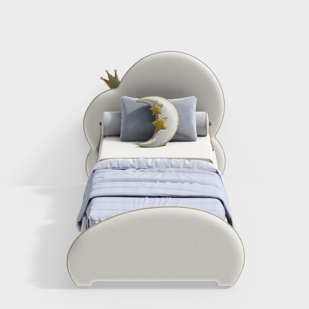 White cloud bed for children