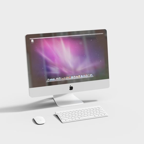 Minimalist Apple All-in-One 3D model