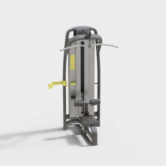 อุปกรณ์ฟิตเนสสีเทาสำหรับดึงสูง