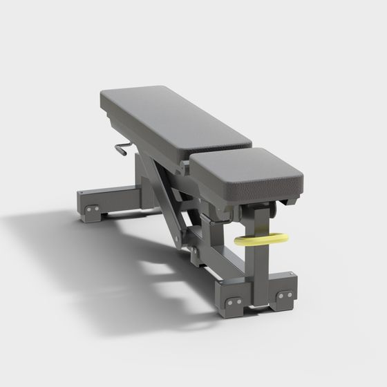 Stylish Fitness Equipment 3D model for Modern Spaces