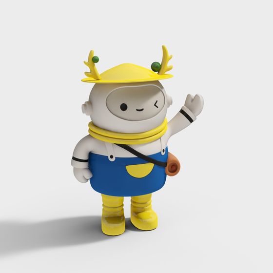 Memphis 어린이 만화 인형