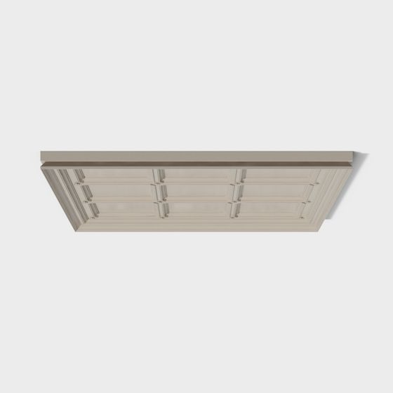 Elegant Ceiling Decorative Panel 3D model