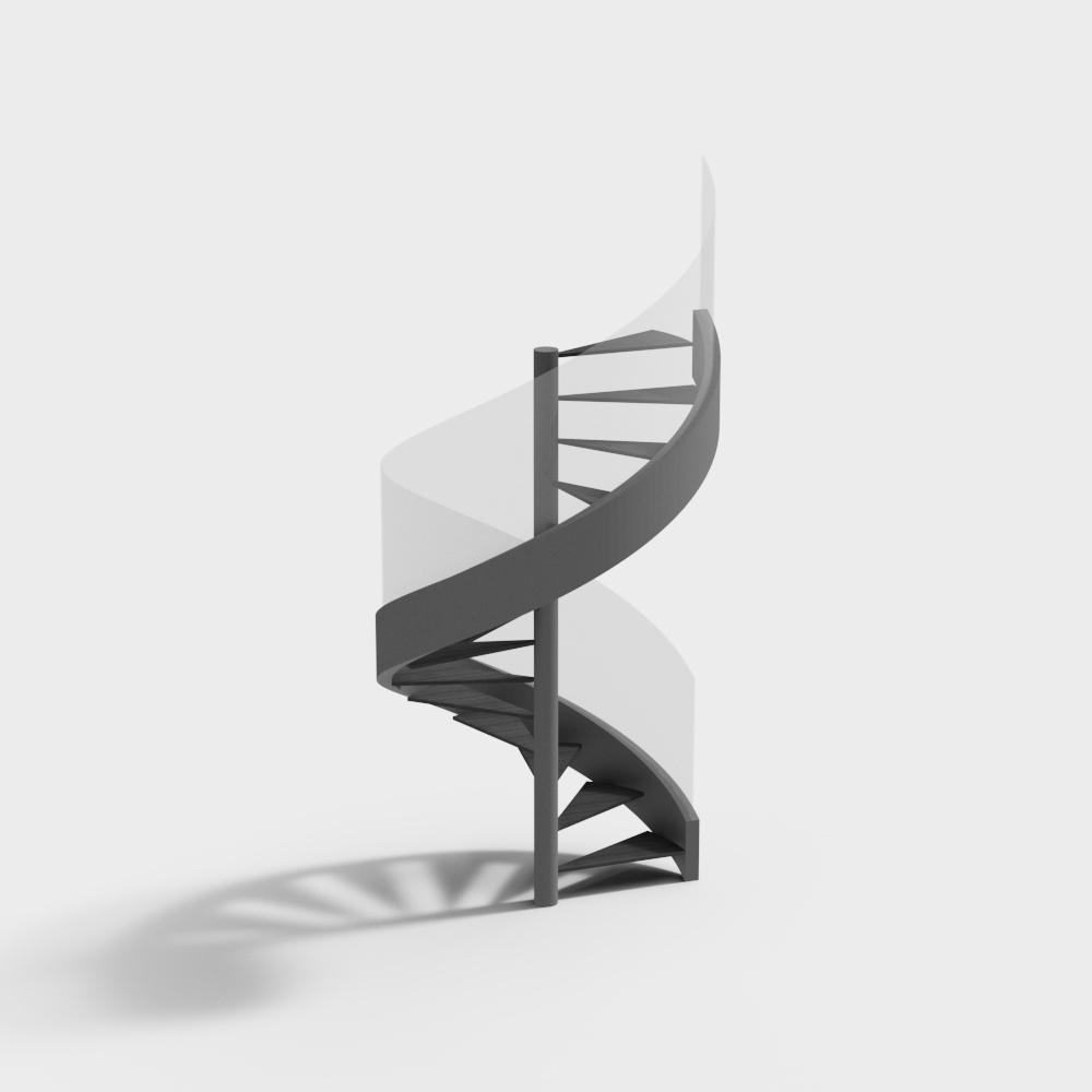 Modern spiral staircase