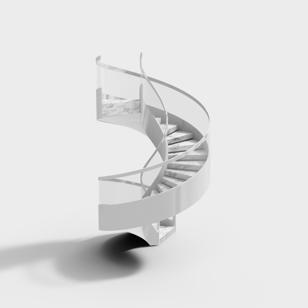 Modern spiral staircase