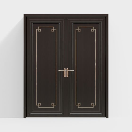 Art Deco Door 3D model