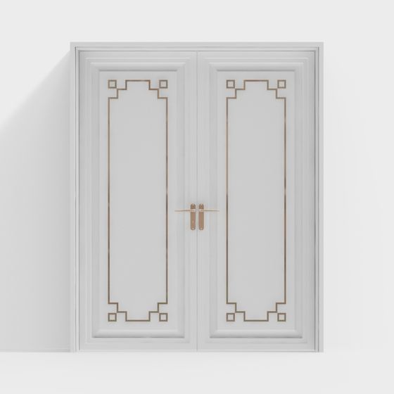 Art Deco Door 3D model