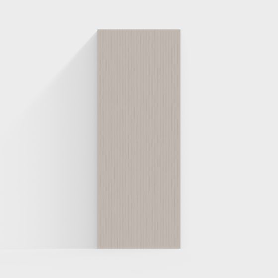 Wood Color Invisible Door 3D Model for Modern Interiors
