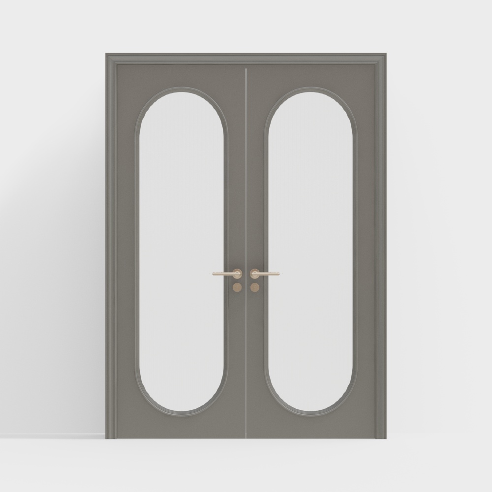 French double glass door