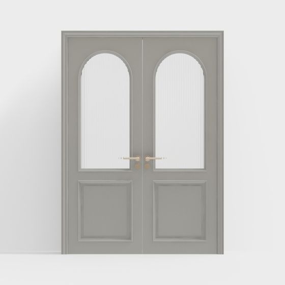 フランスのガラス二重ドア