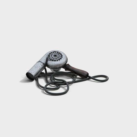 Vintage Hairdryer 3D model