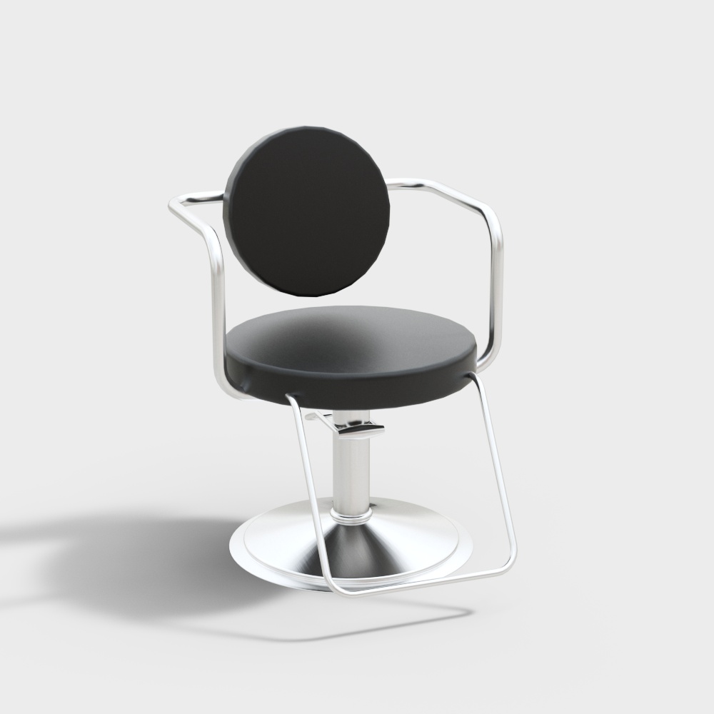 Chaise de barbier noire