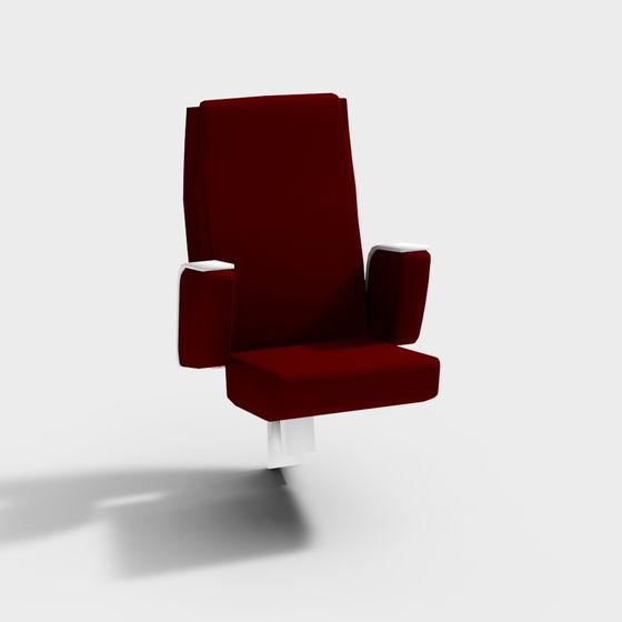 Elegant Low-Poly Armchair 3D model