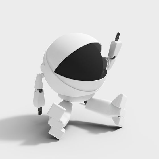 Futuristic Space Walker 3D model