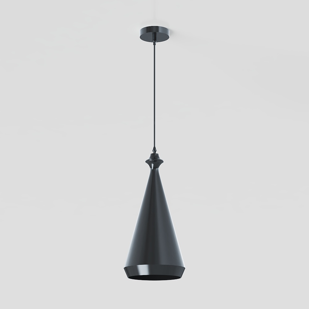 Black ceiling light