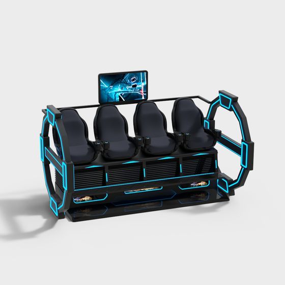 CyberSofa 3D model - Futuristic Comfort