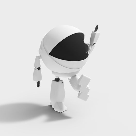 Robo Buddy 3D model for Modern Applications