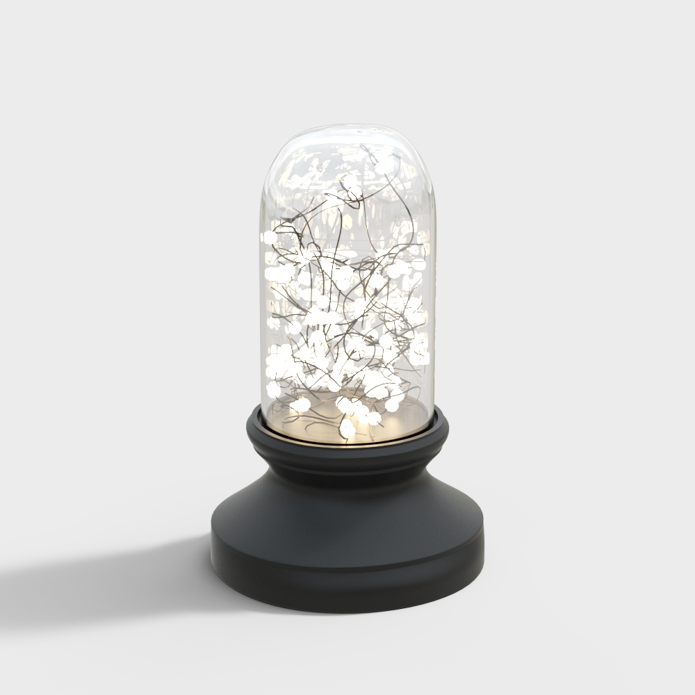 Lampe de bureau noire