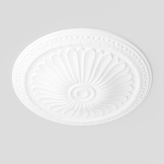 Ornate Fan-shaped Ceiling 3D model