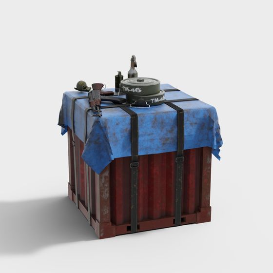 Battle Supply Crate 3D model