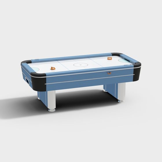 Low-Poly High-Detail Air Hockey Table 3D model