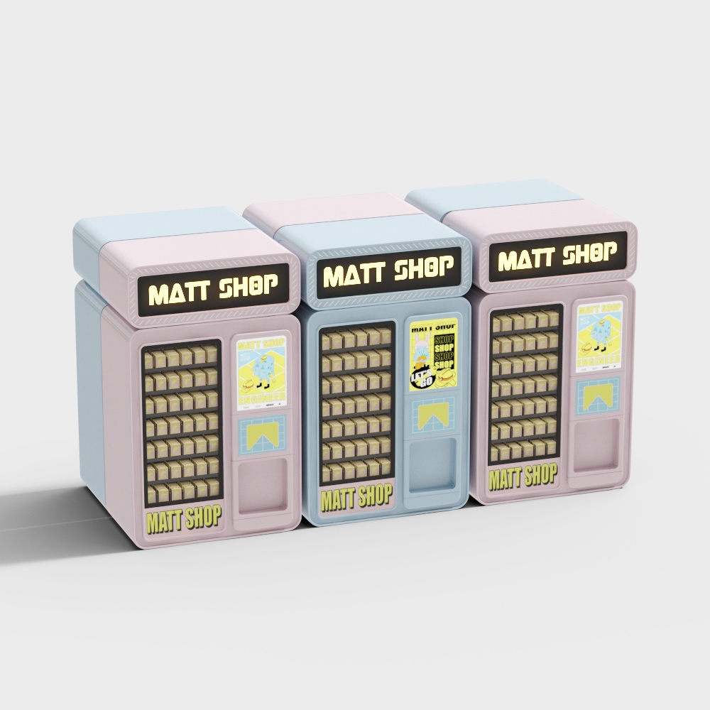 Pink blue blind box machine