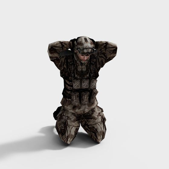 Battlefield Warrior 3D model