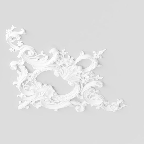 Floral Scrollwork 3D model