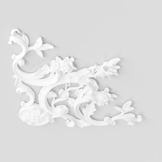 Vine Floral 3D model for Creative Projects