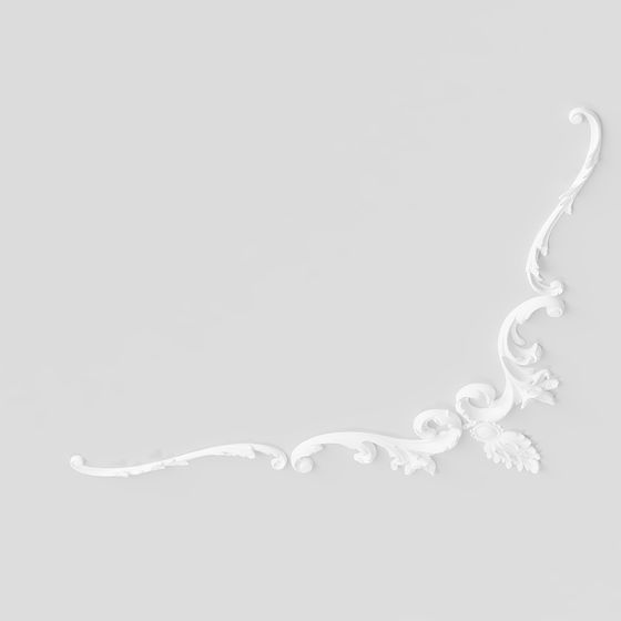 Classical Scrollwork Decoration 3D model