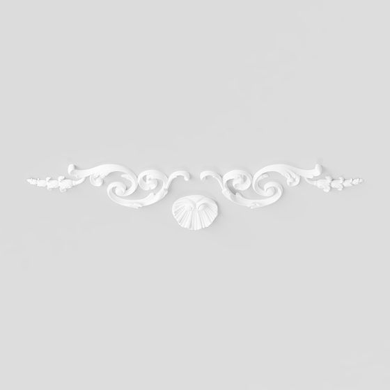 Curled Shell Decorative 3D model