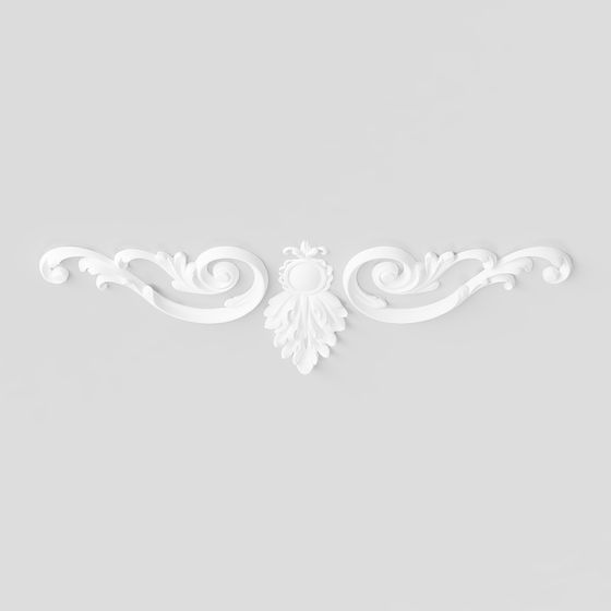 Vintage Scroll Low-Poly 3D Model