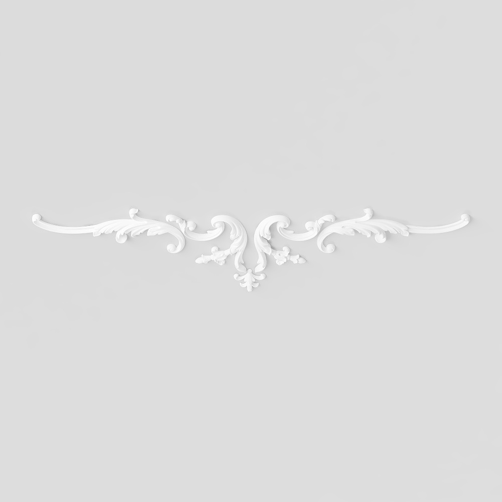 Elegant Decorative Line 3D Model – Vintage-Modern Style