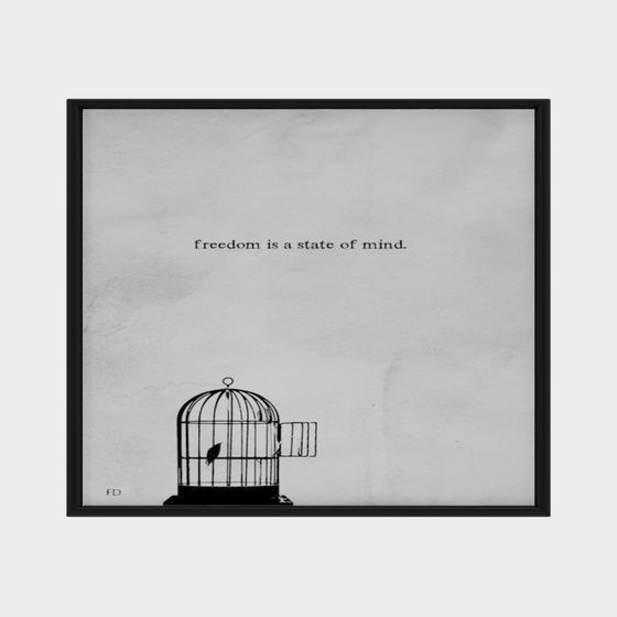 Freedom in Mind 3D model for Creative Projects