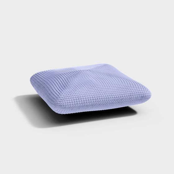 Cozy Cushion Low-Poly 3D Model