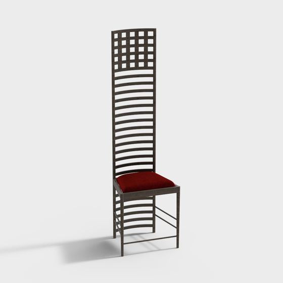 カッシーナ ヒルハウス 木製レッドチェア