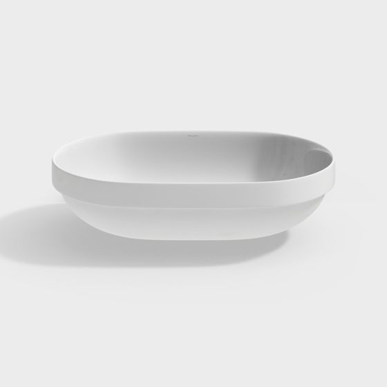 Elegant Minimalist Bowl 3D model